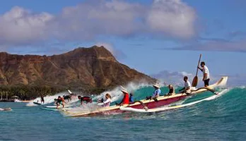Photo of Outrigger Canoe Surfing