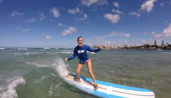 Photo of Oahu Shore Excursion: Small-Group or Private Surfing or Stand-Up Paddleboard Lesson