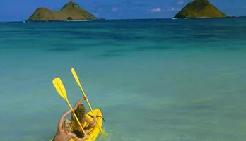 Photo of Tandom Kayak Rental from Kailua Beach - Full day to visit Mokulua Islands